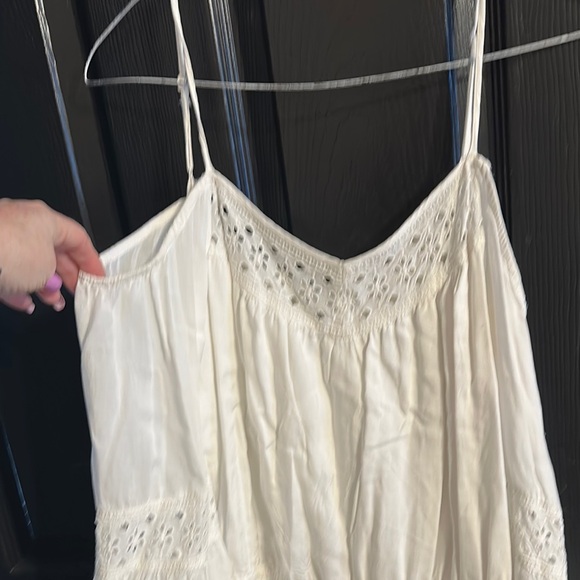White Eyelet Romper - Picture 2 of 5